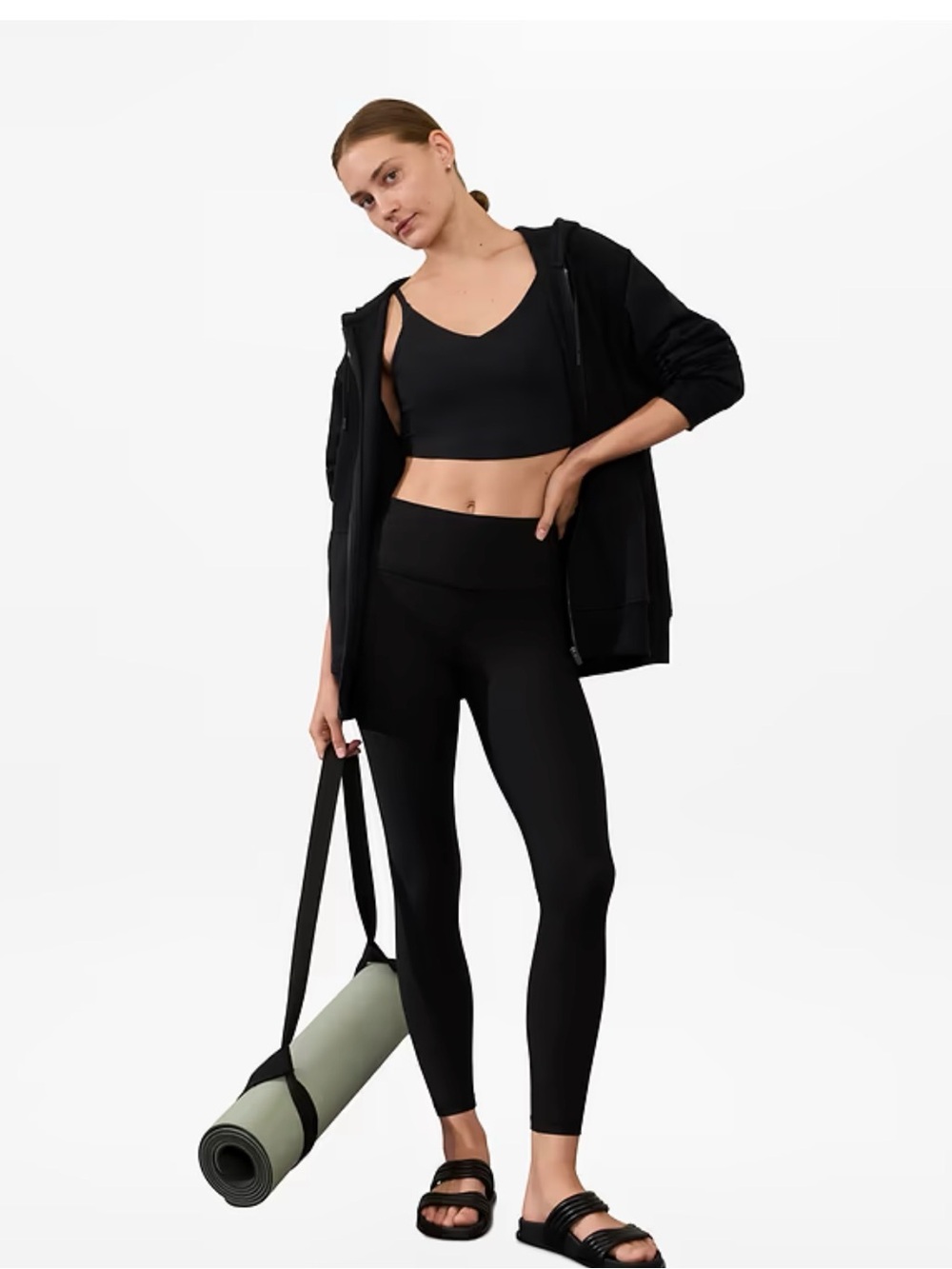 Athleta Elation Rib Tight High Leggings - Small